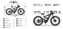 TESWAY X9  Ultra 60V Dual Motor Electric Mountain Bike 4000W Peak Powerlectric Mountain   Bike   -   4000W   Peak   Power