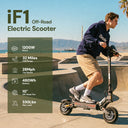 iScooter iF1 1200W All-Terrain Electric Scooter